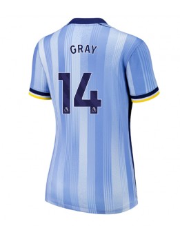 Tottenham Hotspur Archie Gray #14 Replika Borta Kläder Dam 2024-25 Kortärmad